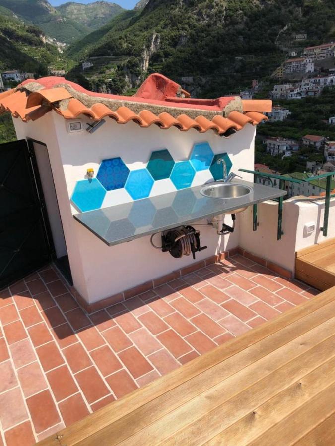 La Casa Sul Monte Apartment Minori Luaran gambar