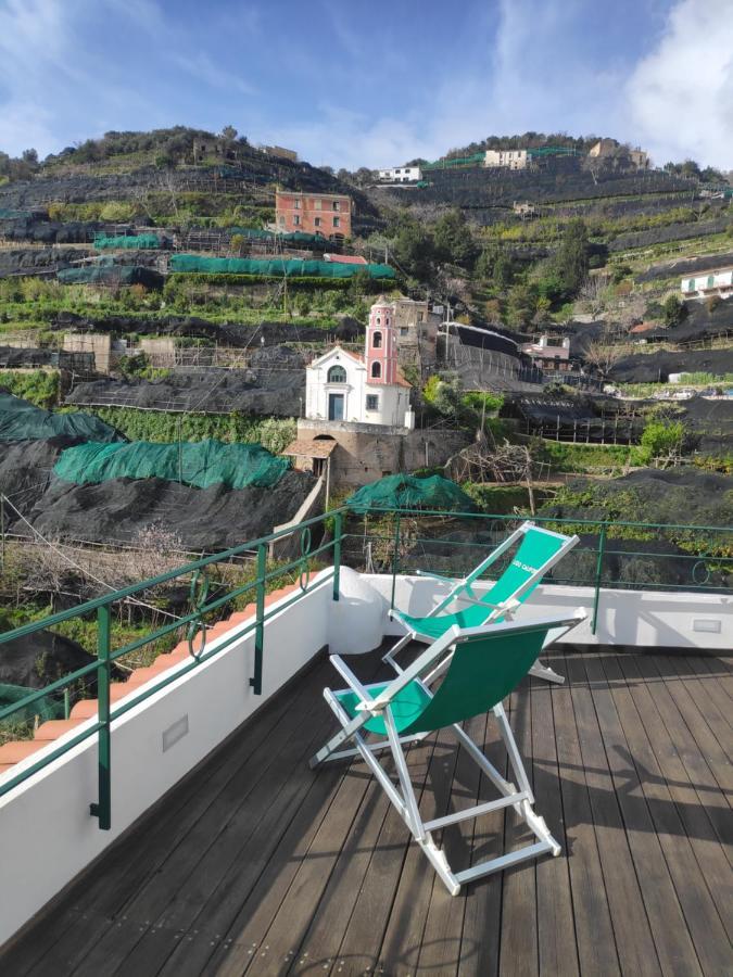 La Casa Sul Monte Apartment Minori Luaran gambar